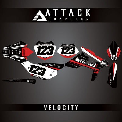 Attack Graphics Custom Velocity Complete Bike Graphics Kit#206982-P