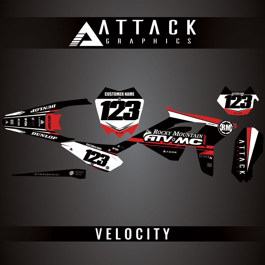 Attack Graphics Custom Velocity Complete Bike Graphics Kit#206982-P