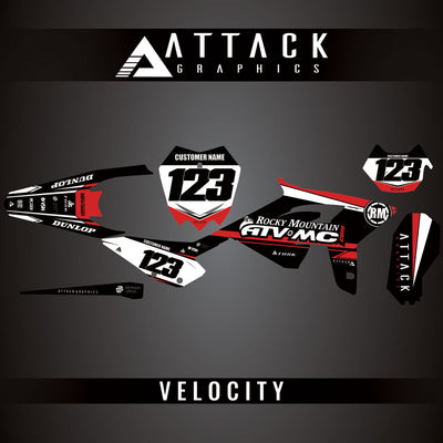 Attack Graphics Custom Velocity Complete Bike Graphics Kit#206982-P