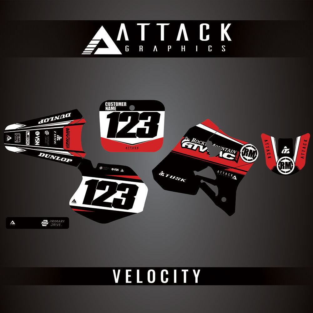 Attack Graphics Custom Velocity Complete Bike Graphics Kit#206982-P