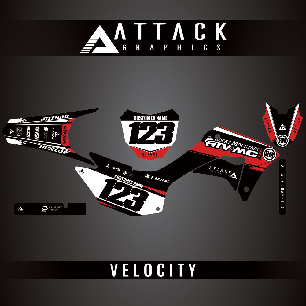 Attack Graphics Custom Velocity Complete Bike Graphics Kit#206982-P