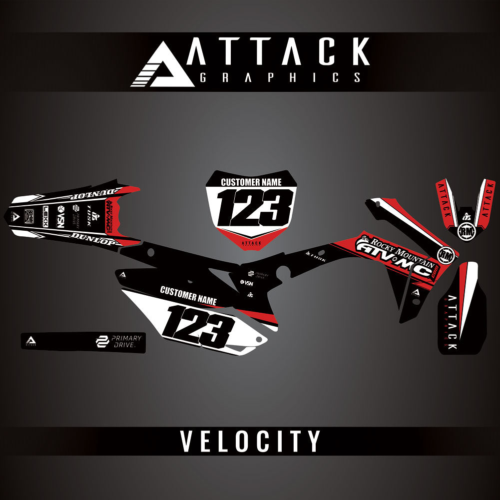 Attack Graphics Custom Velocity Complete Bike Graphics Kit#206982-P