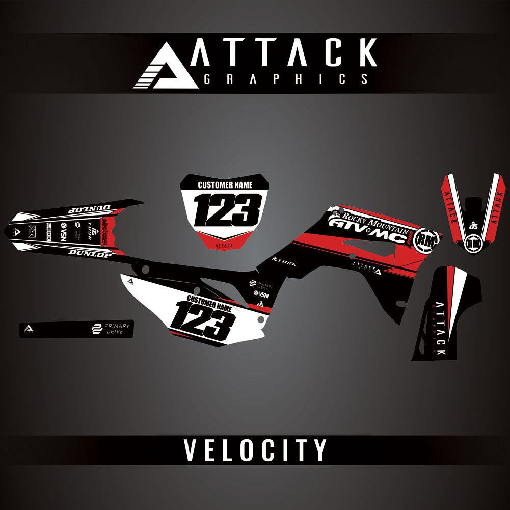 Attack Graphics Custom Velocity Complete Bike Graphics Kit#206982-P