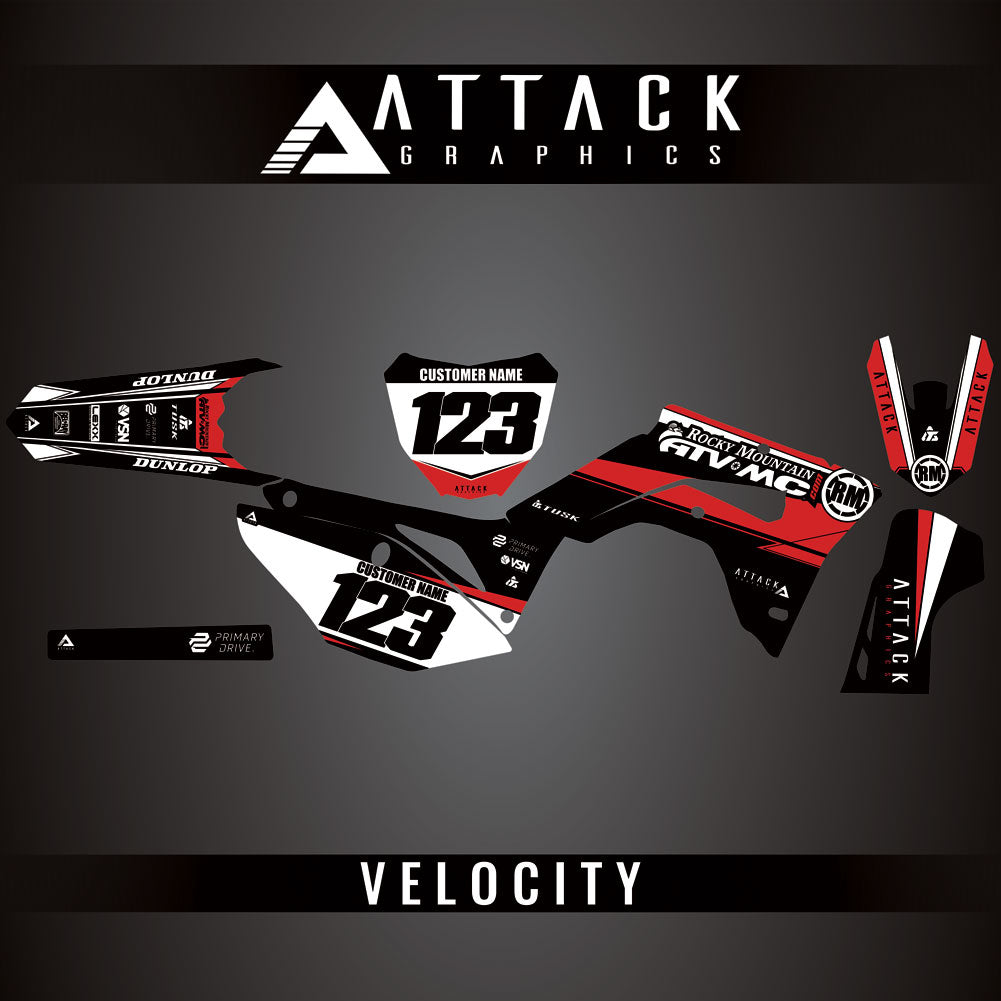 Attack Graphics Custom Velocity Complete Bike Graphics Kit#206982-P