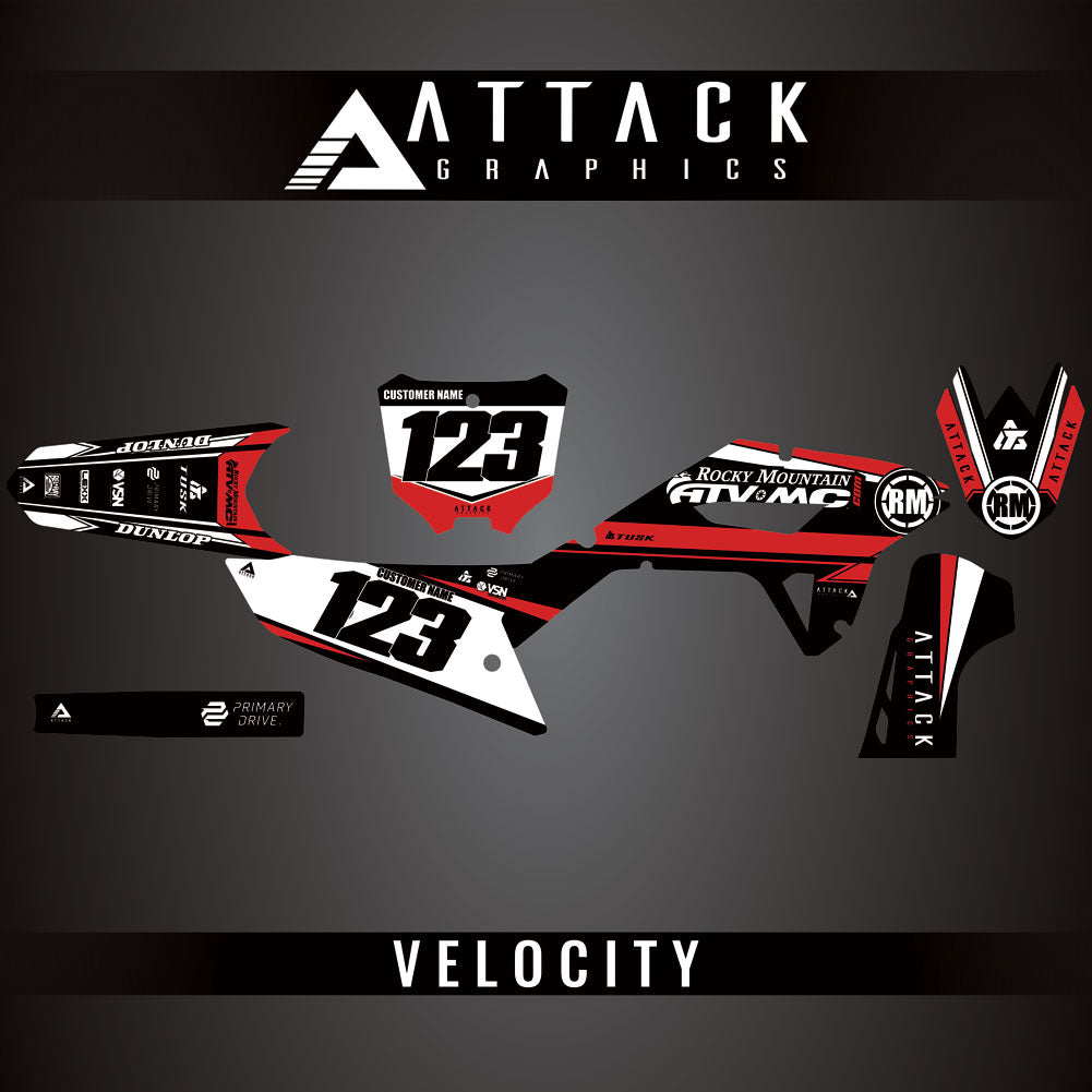 Attack Graphics Custom Velocity Complete Bike Graphics Kit#206982-P