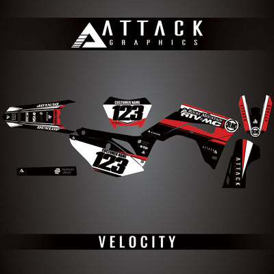 Attack Graphics Custom Velocity Complete Bike Graphics Kit#206982-P