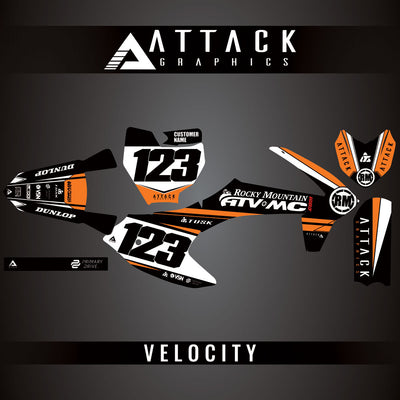 Attack Graphics Custom Velocity Complete Bike Graphics Kit#206982-P