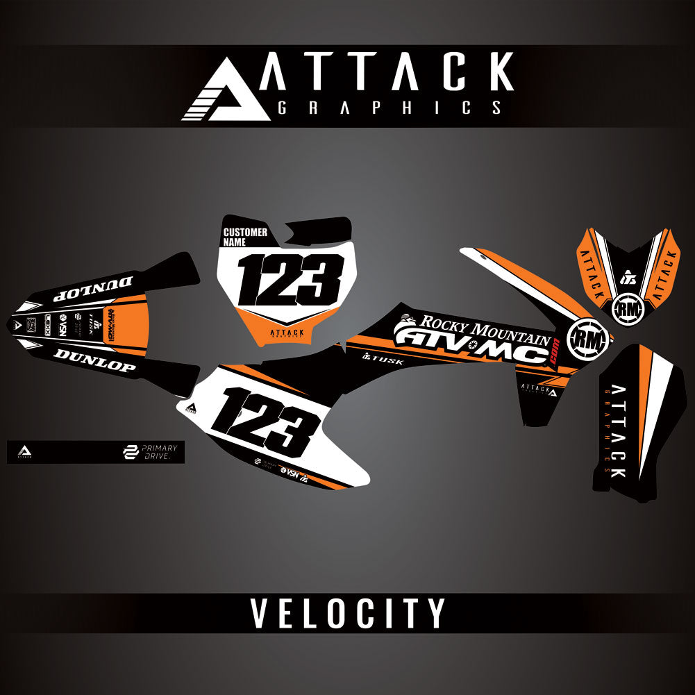 Attack Graphics Custom Velocity Complete Bike Graphics Kit#206982-P