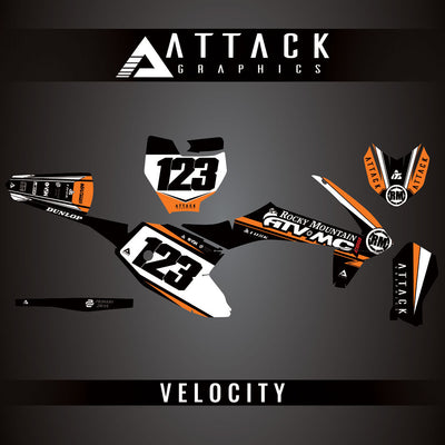 Attack Graphics Custom Velocity Complete Bike Graphics Kit#206982-P