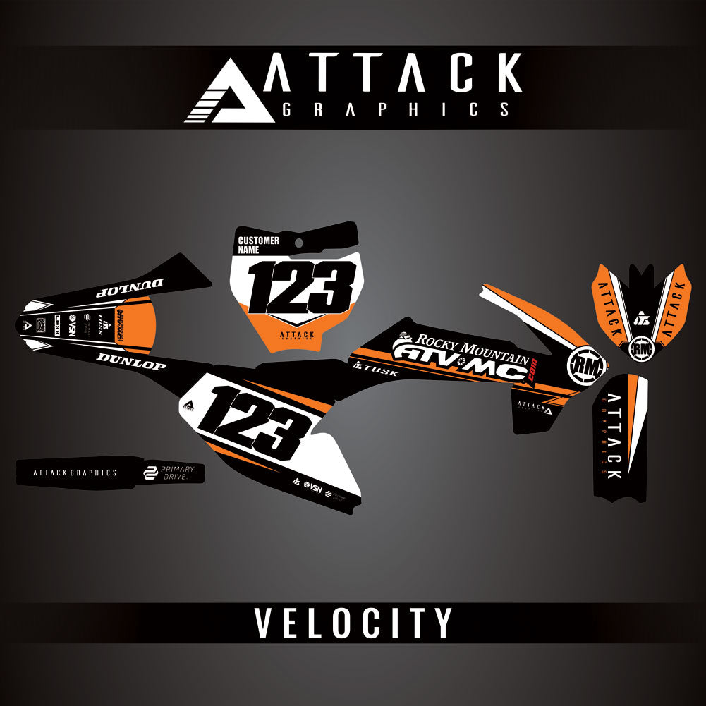 Attack Graphics Custom Velocity Complete Bike Graphics Kit#206982-P