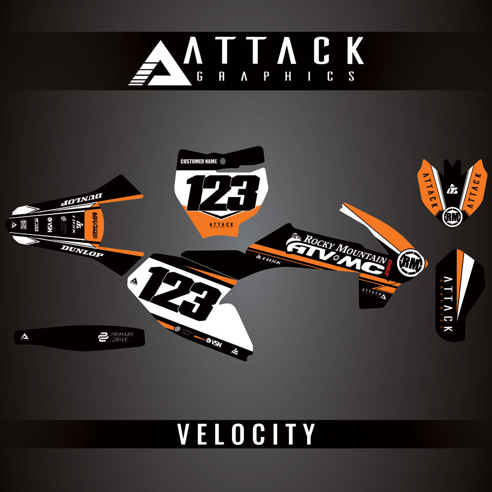 Attack Graphics Custom Velocity Complete Bike Graphics Kit#206982-P