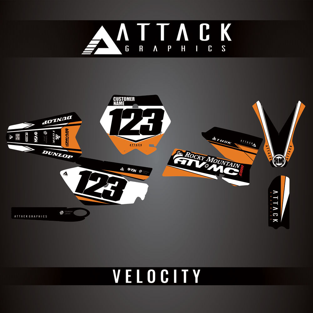 Attack Graphics Custom Velocity Complete Bike Graphics Kit#206982-P