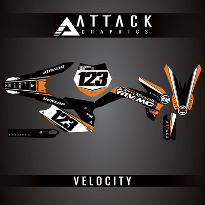 Attack Graphics Custom Velocity Complete Bike Graphics Kit#206982-P