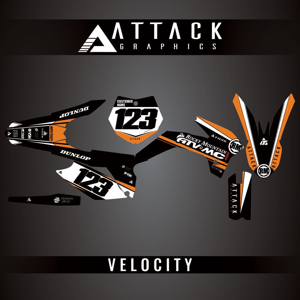 Attack Graphics Custom Velocity Complete Bike Graphics Kit#206982-P