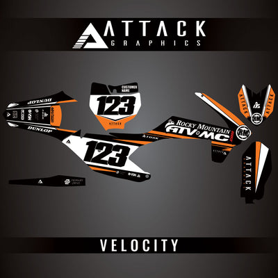 Attack Graphics Custom Velocity Complete Bike Graphics Kit#206982-P