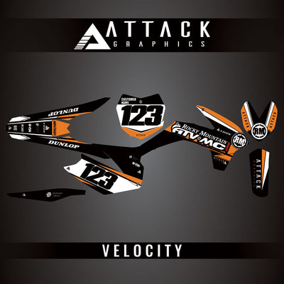 Attack Graphics Custom Velocity Complete Bike Graphics Kit#206982-P