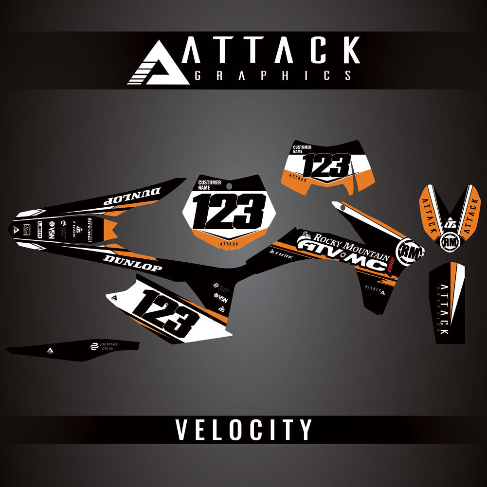 Attack Graphics Custom Velocity Complete Bike Graphics Kit#206982-P