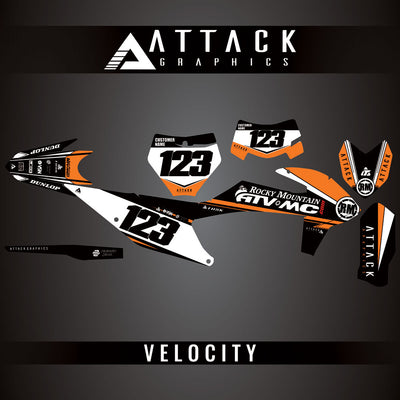 Attack Graphics Custom Velocity Complete Bike Graphics Kit#206982-P