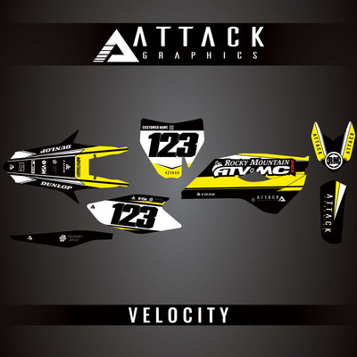 Attack Graphics Custom Velocity Complete Bike Graphics Kit#206982-P