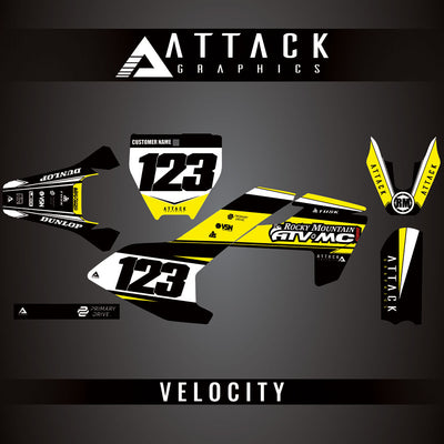 Attack Graphics Custom Velocity Complete Bike Graphics Kit#206982-P