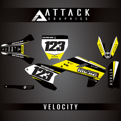 Attack Graphics Custom Velocity Complete Bike Graphics Kit#206982-P