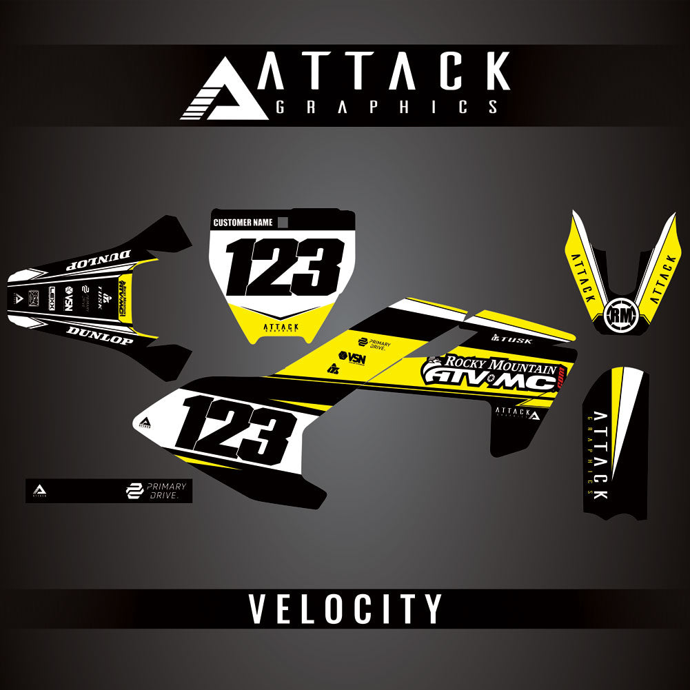 Attack Graphics Custom Velocity Complete Bike Graphics Kit#206982-P