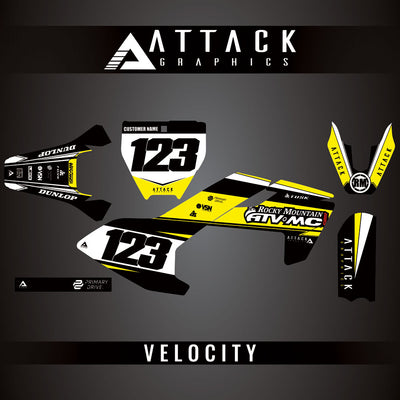 Attack Graphics Custom Velocity Complete Bike Graphics Kit#206982-P