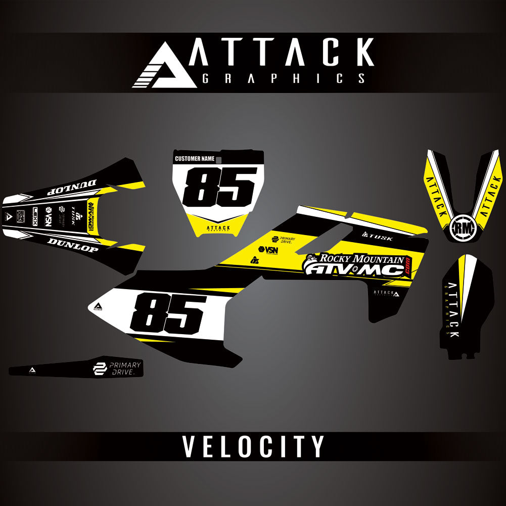 Attack Graphics Custom Velocity Complete Bike Graphics Kit#206982-P