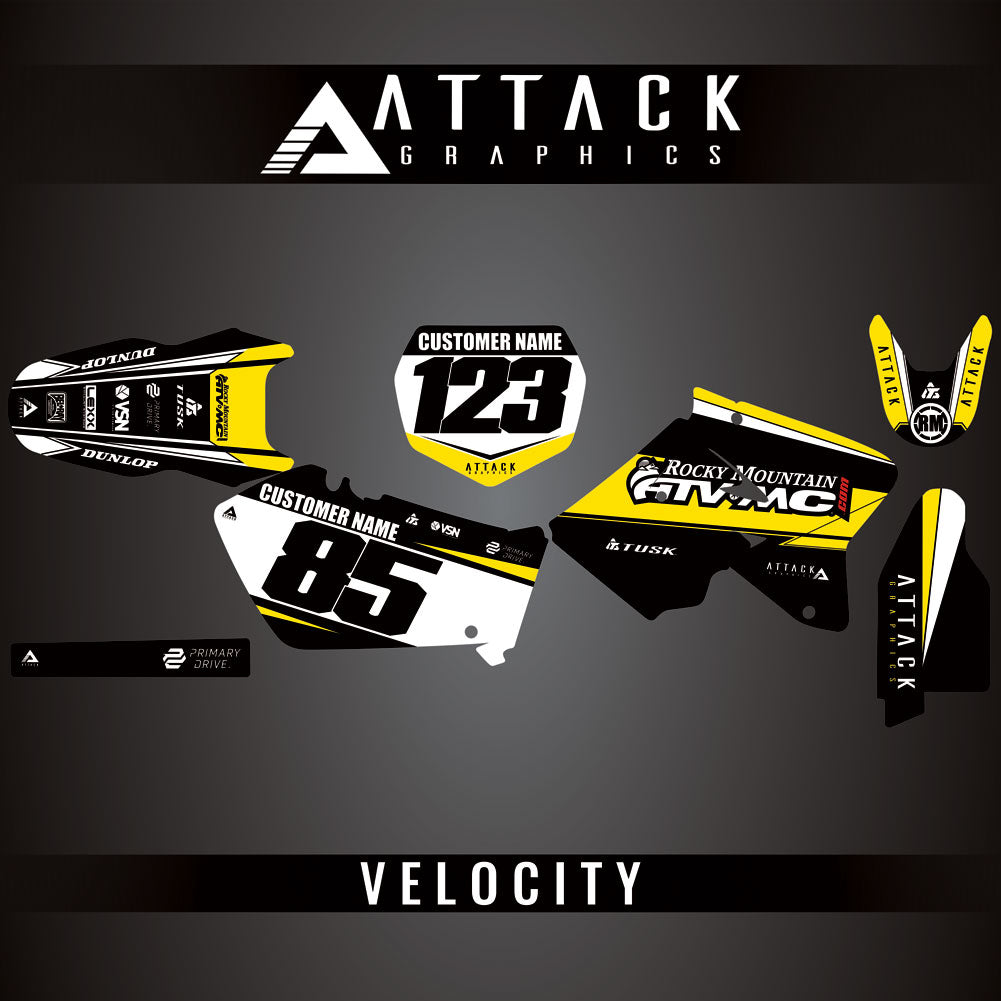 Attack Graphics Custom Velocity Complete Bike Graphics Kit#206982-P