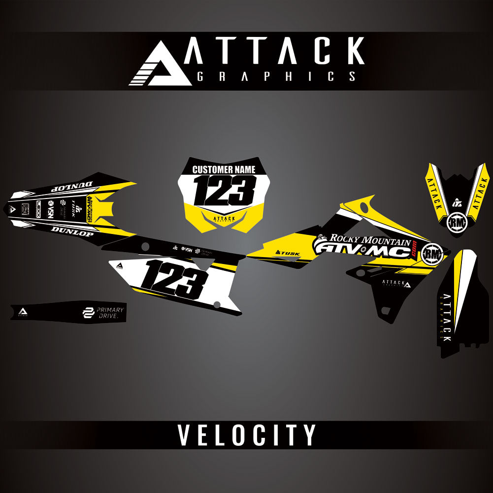 Attack Graphics Custom Velocity Complete Bike Graphics Kit#206982-P