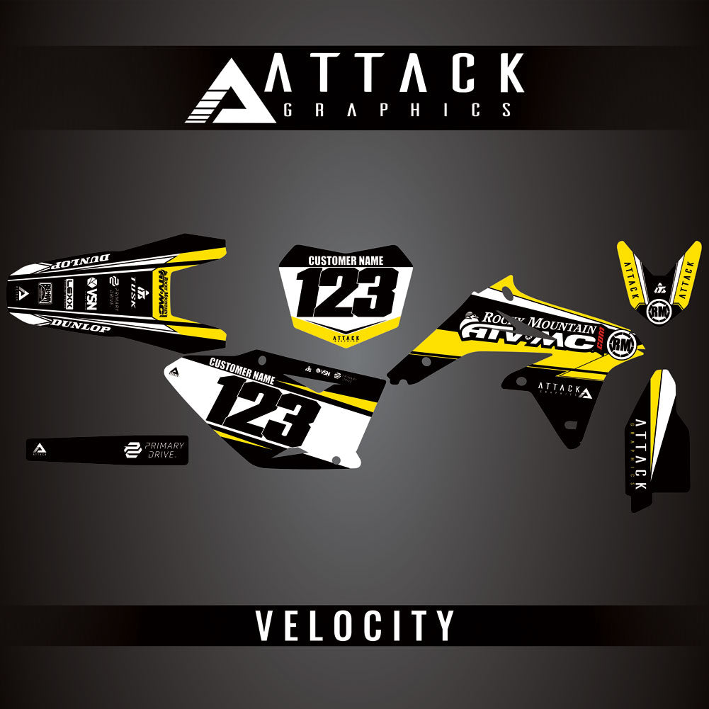 Attack Graphics Custom Velocity Complete Bike Graphics Kit#206982-P