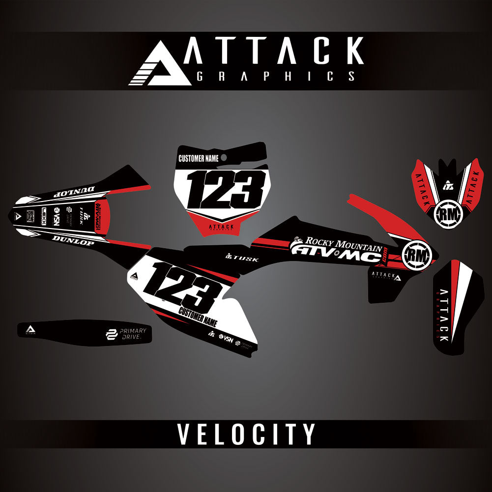 Attack Graphics Custom Velocity Complete Bike Graphics Kit#206982-P