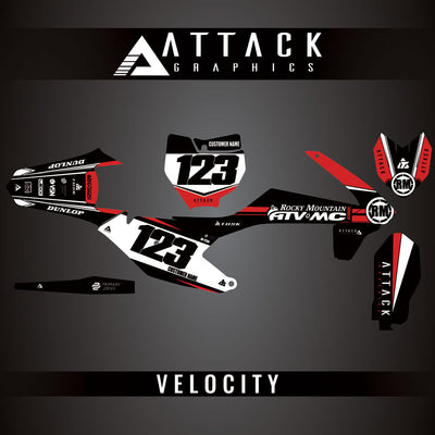 Attack Graphics Custom Velocity Complete Bike Graphics Kit#206982-P