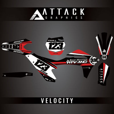 Attack Graphics Custom Velocity Complete Bike Graphics Kit#206982-P