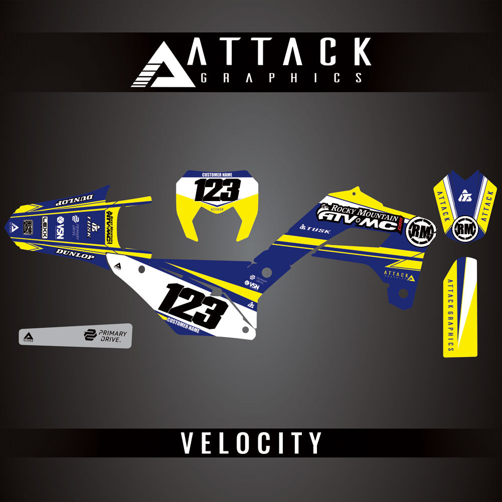 Attack Graphics Custom Velocity Complete Bike Graphics Kit#206982-P