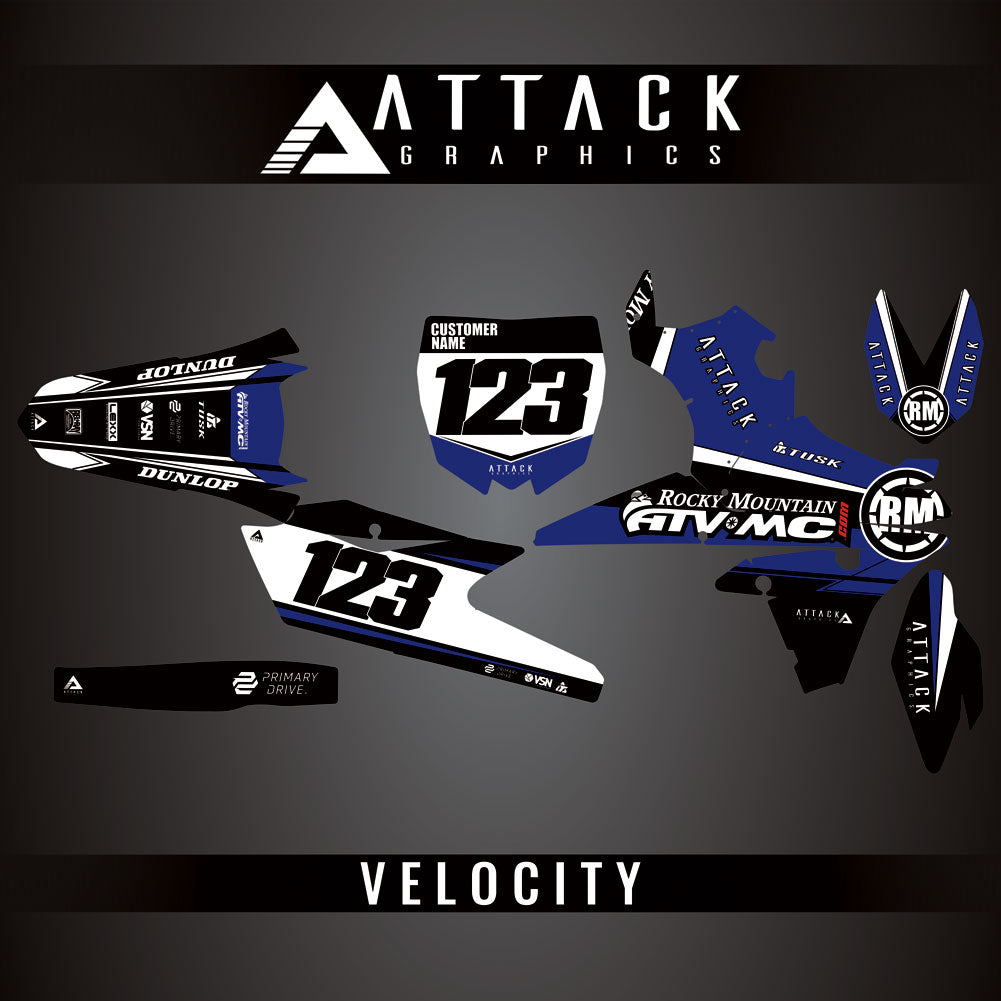 Attack Graphics Custom Velocity Complete Bike Graphics Kit#206982-P1