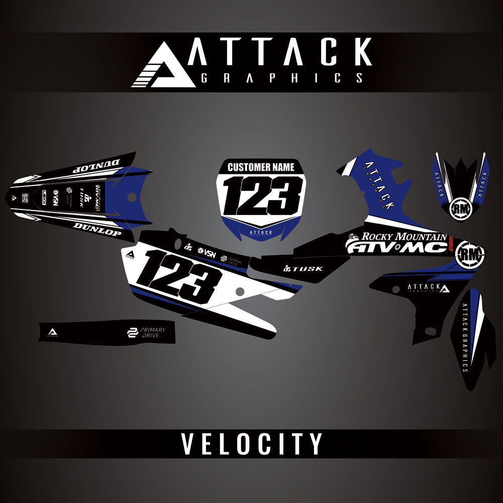 Attack Graphics Custom Velocity Complete Bike Graphics Kit#206982-P1