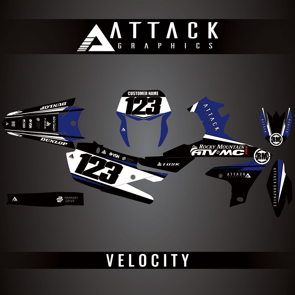 Attack Graphics Custom Velocity Complete Bike Graphics Kit#206982-P1