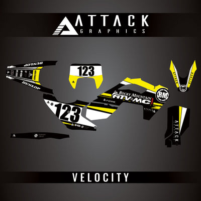 Attack Graphics Custom Velocity Complete Bike Graphics Kit#206982-P1