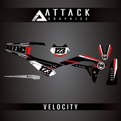 Attack Graphics Custom Velocity Complete Bike Graphics Kit#206982-P1