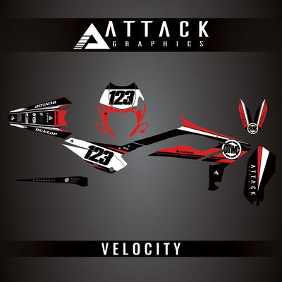 Attack Graphics Custom Velocity Complete Bike Graphics Kit#206982-P1