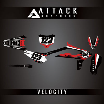 Attack Graphics Custom Velocity Complete Bike Graphics Kit#206982-P1