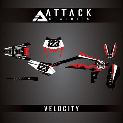 Attack Graphics Custom Velocity Complete Bike Graphics Kit#206982-P1