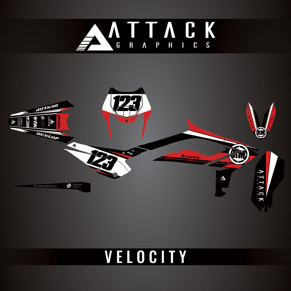 Attack Graphics Custom Velocity Complete Bike Graphics Kit#206982-P1