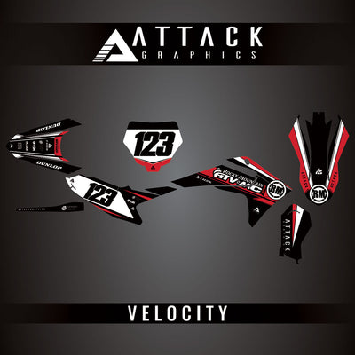 Attack Graphics Custom Velocity Complete Bike Graphics Kit#206982-P1