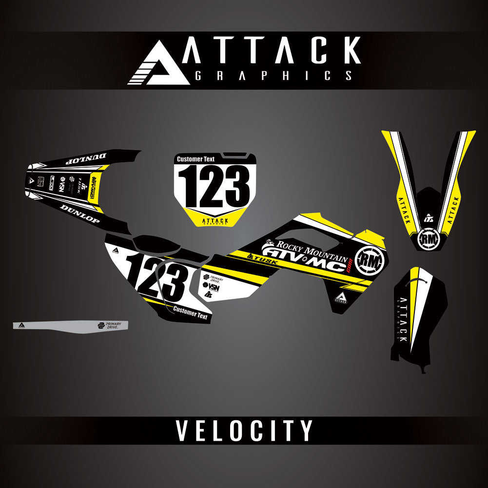 Attack Graphics Custom Velocity Complete Bike Graphics Kit#206982-P1