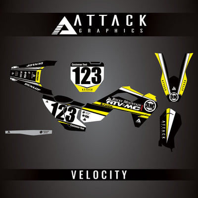 Attack Graphics Custom Velocity Complete Bike Graphics Kit#206982-P1