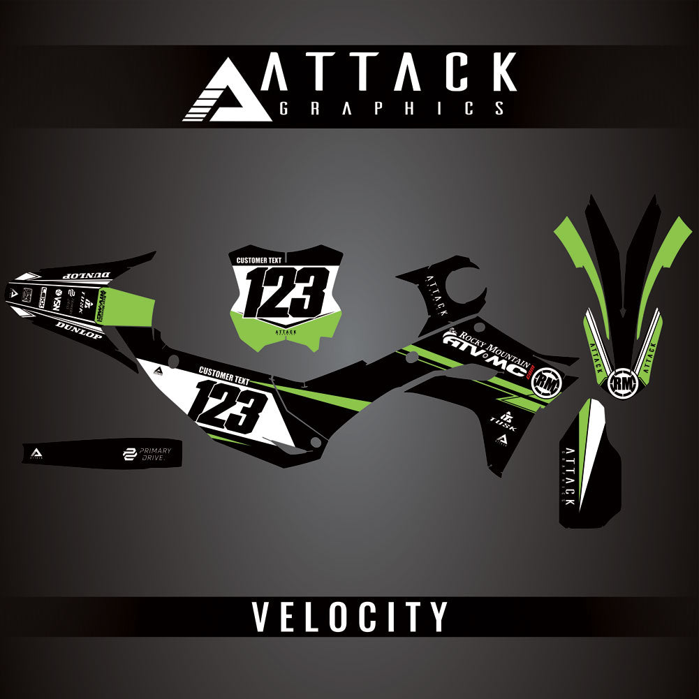 Attack Graphics Custom Velocity Complete Bike Graphics Kit#206982-P1