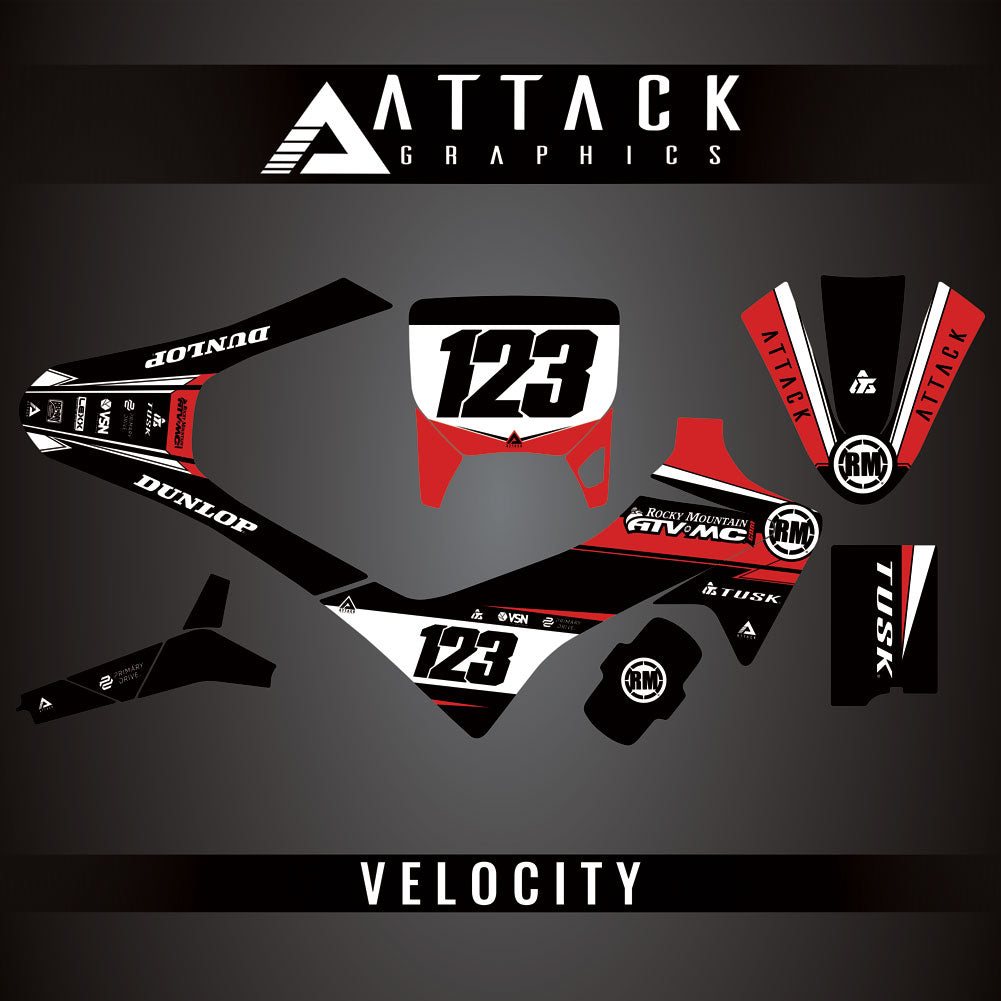 Attack Graphics Custom Velocity Complete Bike Graphics Kit#206982-P1