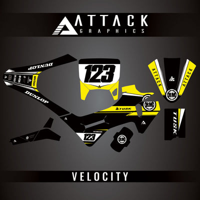 Attack Graphics Custom Velocity Complete Bike Graphics Kit#206982-P1